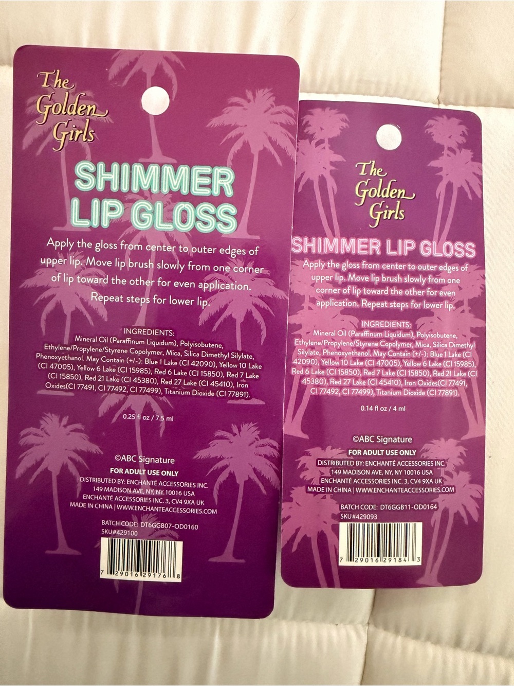 The Golden Girls Lip Gloss-Shimmer Set - Picture 6 of 6